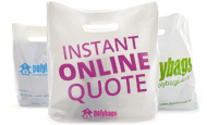 Get an *Instant* Online Quote any time of day, 24/7! The best quotation on Printed Carrier Bags, direct from the UK's No. 1 Manufacturer, with no obligation.